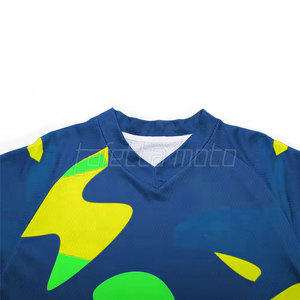 Camiseta de Motocross Transpirable de Secado Rápido, Diseño de Última Generación, Impermeable, Resistente al Viento, Poliéster, Unisex, Personalización OEM - Product Image 3