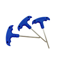 Jeu de clés Torx industrielles à poignée en T, avec logo OEM, en plastique, pour vis étoile T9, T50, M3, T10, T20, T25, vente directe usine