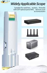 Ytopto พอร์ตรับส่งสัญญาณไฟฟ้า RJ45ทองแดง1.25G โมดูล100M 10/100/1000Base-T <span class=keywords><strong>5G</strong></span> FTTH ปลั๊กร้อน ce/fcc ROHS - Product Image 6