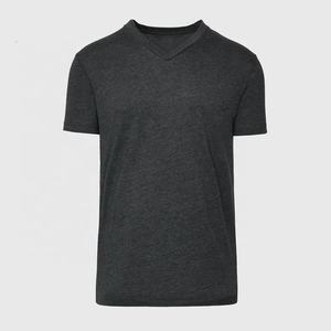 Solid Color <b>T</b>-<b>Shirt</b> for <b>Men</b> Hemp Bamboo <b>Mens</b> Tshirts Sustainable <b>V</b>-<b>neck</b> <b>T</b>-<b>Shirt</b> Wholesale Fitted Tee Custom <b>t</b> <b>Shirt</b> - Product Image 6