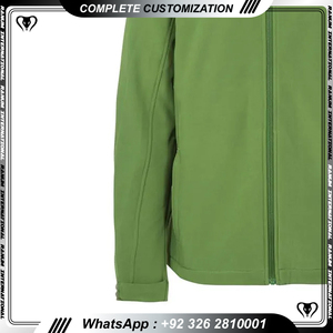 High Quality Spring Autumn Outdoor <b>Jacket</b> Customized Logo Embroidery <b>Thin</b> Windproof <b>Waterproof</b> Made From Durable Fleece Fabric - Product Image 3