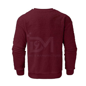 Sweats en molleton Sherpa pour hommes de haute qualité 100% coton solide hiver personnalisé meilleure vente - Product Image 4