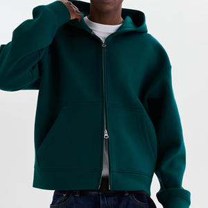 เสื้อฮู้ดซิปแขนยาวผ้าถักญี่ปุ่นหนา สำหรับผู้ชาย ฤดูใบไม้ร่วงและฤดูหนาว ผลิตจากผ้าสแปนเด็กซ์/โพลีเอสเตอร์ กันน้ำ ระบายอากาศได้ดี เป็นมิตรกับสิ่งแวดล้อม - Product Image 3