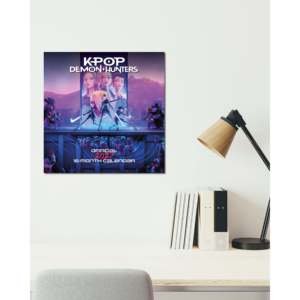 2026 K-Pop Demon Hunters Desk <b>Calendar</b> Printed Paper Product for Promotion - Product Image 3