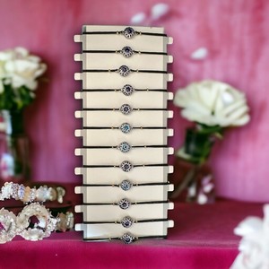 DAFNI – Bracelets en macramé faits main en plastique, style bohème, avec perles œil porte-bonheur, pour la Fête des Mères - Product Image 1