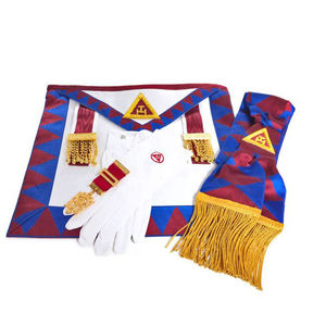 Mark Worshipful Master Masons Regalia Set Fine Crafted Breast Jewel & Hard Apron Case Disponible à des prix raisonnables - Product Image 5