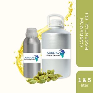 AARNAV GLOBAL EXPORTS Huile essentielle de graines de cardamome pure Elettaria Cardamomum Blanchissant Distillation à la vapeur Certifié GMP Haute qualité - Product Image 4