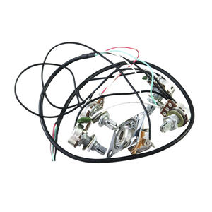 <b>Stringed</b> <b>Instrument</b> Parts DIMAVERY LP Poti-Set with 4x Poti and Jack Socket - Product Image 1