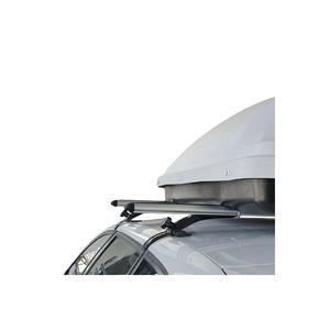 Fiat - Tofaş Linea 2007-2020 tipo senza scanalature montante intermedio barra da tetto portapacchi connessione piedini-Set grigio - Product Image 2