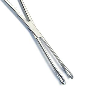 Pince éponge droite chirurgicale de haute qualité mâchoires en acier pince à base dentelée Instruments Forster pince - Product Image 3