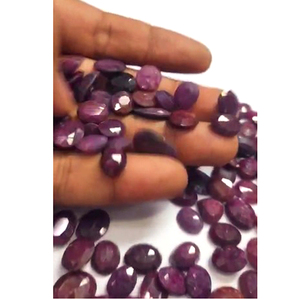 พลอยทับทิมธรรมชาติขนาด10มม. ถึง19มม. จำนวน105ชิ้นขนาด604ซม. ราคาพิเศษของสินค้าผลิตจากโรงงานอัญมณีปลอมที่มีคุณภาพสูงตัดเรา $97ชิ้น - Product Image 3