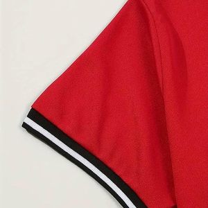 Imprimé anti-boulochage 100 pour cent coton grande taille polo pour hommes Boutique d'été chemise POIO pour hommes avec revers à manches courtes - Product Image 4