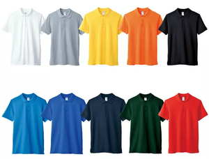 เสื้อยืดโปโลผ้าฝ้าย100% สำหรับผู้ชาย, เสื้อโปโลแขนสั้นป้องกันรอยยับติดทนนานสีตามสั่งใหม่ - Product Image 4