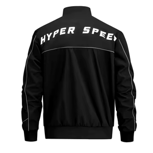 Veste de course d'hiver personnalisée unisexe, style motard vintage, streetwear décontracté, en laine, col montant, style universitaire, pour l'extérieur - Product Image 2