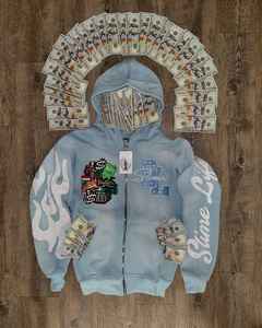 Sweat à capuche en détresse Vintage déchiré Streetwear pull décontracté hommes femmes sweat à capuche en détresse Vintage pull à capuche en détresse - Product Image 3