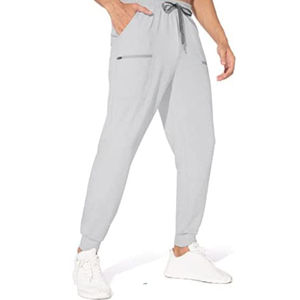 Pantalones de chándal ligeros para hombre OEM de último diseño personalizado con bolsillos con cremallera, pantalones de pantalón antishirk para entrenamiento de gimnasio para hombre - Product Image 6