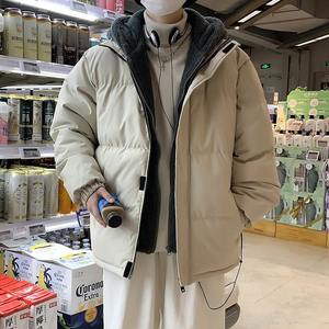 Chaqueta acolchada de algodón de invierno para hombre, Parkas 8XL acolchadas con capucha, abrigos de nieve cálidos para exteriores de dos piezas, tela de nueva condición 2024 - Product Image 3