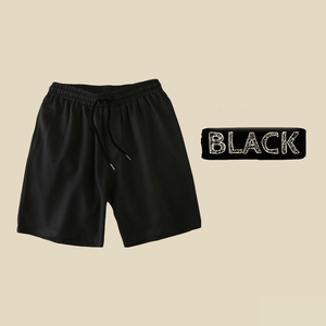 Short en soie de glace ultra-mince avec logo de conception personnalisée OEM short décontracté respirant élastique avec poche noir pantalon de survêtement short - Product Image 5