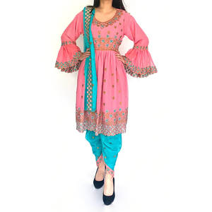 เดรสยาวปักลายสำหรับผู้หญิงชุดเดรส Afghan kuchi งานปาร์ตี้แฟชั่นไม่ซ้ำใคร2024 - Product Image 3