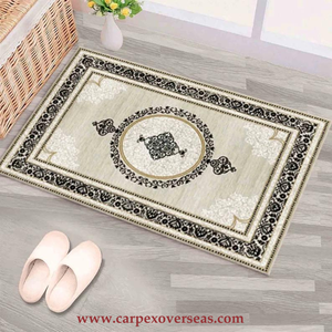 Tapis et moquettes naturels de grande taille et de belle couleur beige pour la maison et le salon antimicrobiens et lavables - Product Image 4