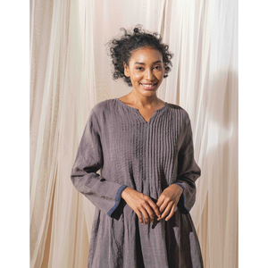 ชุดเดรสทรงเอ บาวยา รุ่นสตอร์ม ลินิน พินทัค - Product Image 5