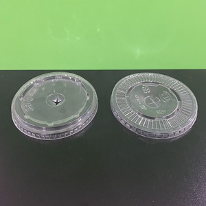 Nouveau style 2025 Usine 90mm 92mm 95mm 98mm PET PP Couvercles En Plastique Dôme Couvercles Plats Tasse En Plastique avec Couvercle Transparent Jetable - Product Image 6