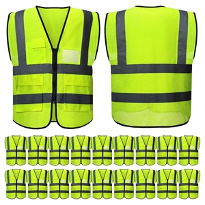 Chaqueta DE SEGURIDAD reflectante de alta visibilidad personalizada OEM para hombre, ropa de trabajo de construcción industrial resistente e impermeable, abrigo de visibilidad de invierno - Product Image 4