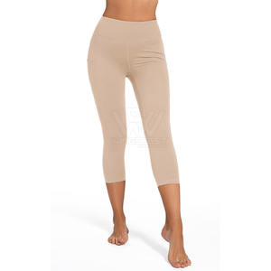 Pakistan Made OEM Service Elastic Waist <b>Women</b> <b>Yoga</b> Leggings Light Weight Solid Color <b>Women</b> <b>Yoga</b> <b>Pants</b> - Product Image 6