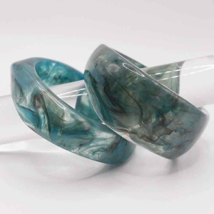 Bracelets et joncs en résine pour femmes, nouvelle collection, bijoux de style ange pour les fêtes et les mariages, haute qualité - Product Image 5