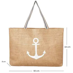 Cheap Quality Recycle Foldable Carry Jute Shopping Bags canvas tote bag eco friendly shoulder bag