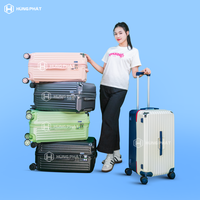 Valise rigide personnalisée haut de gamme en ABS et PC avec roulettes pivotantes à 360 degrés et serrure numérique, ensemble de bagages de voyage tendance 880