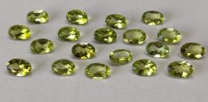 Natural Peridot Oval Cut 6x8mm Faceted - Loose Peridot Oval Cut AAA QUALITY - Product Image 6