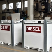 Mobile 1000L Diesel Bowser dengan Pompa |   Tangki Bahan Bakar Baja Karbon untuk Pertambangan, Konstruksi & Pengisian Bahan Bakar Pertanian |   Perlengkapan Penanganan Tumpahan & Dapat Dikunci