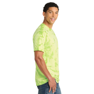 T-shirt pour homme à imprimé tie-dye, tissu en coton doux, col rond, manches courtes, vêtement décontracté pour homme - Product Image 4