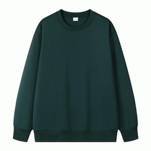 Sudaderas de Diseño al por Mayor en Color Gris Sólido para Hombre, Sudaderas Básicas de Algodón Mezclado para Invierno, Cuello Redondo para Adultos - Product Image 4