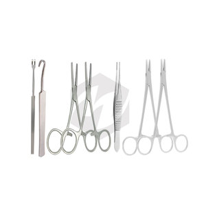 Set de Traqueostomía de 41 Piezas, Kit Manual de Cirugía ORL, Instrumentos Quirúrgicos para Bypass Menor, Cricotirotomía de Emergencia, Quirófano Nasal y de Tiroides - Product Image 6