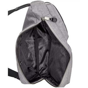 กระเป๋าคาดเอวผู้ชายแบบกันขโมยสองช่องยี่ห้อ Steve Madden สีเทา ขนาดปกติ ปิดด้วยซิป วัสดุไนลอน - Product Image 2