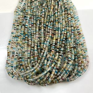 ลูกปัดอัญมณีแบบเหลี่ยมเพชรพลอยผสมจากธรรมชาติสำหรับทำเครื่องประดับขายส่ง - Product Image 4