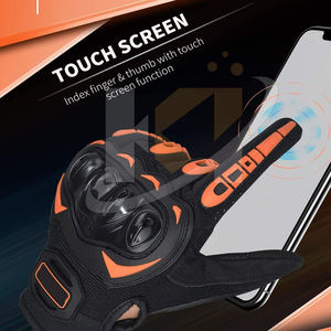 Gants de moto en cuir de conception personnalisée de nouveau style - Product Image 2