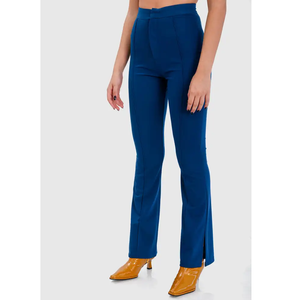 Service OEM Vêtements pour femmes Mode Durable Respirant Coton mélangé Droite Casual Skinny Pantalons pour femmes - Product Image 3