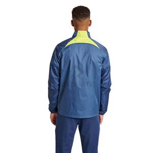 Ensemble survêtement coupe-vent personnalisé pour homme, deux pièces, haute qualité, coupe-vent zippé, survêtement coupe-vent, prix de gros - Product Image 4