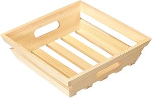 จานไม้รีไซเคิลเป็นมิตรกับสิ่งแวดล้อม พร้อมขาตั้ง ไม้ดิบสำหรับงาน DIY ใช้ในบ้านและร้านอาหาร ขายส่ง - Product Image 2