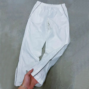 Customized Logo Unisex Blank <b>Nylon</b> Zipper Sweatpants Regular fit Fashion Windbreaker Plus Size Wide Leg <b>Nylon</b> <b>Pants</b> - Product Image 3