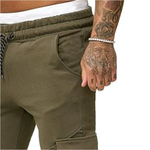 Personnalisé en gros 100% coton tissu pour Flare Track Jogger bouffée impression polaire survêtements hommes pantalons de survêtement empilés pantalons de survêtement 2026 - Product Image 2