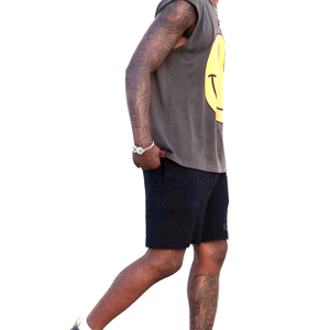 Shorts en mohair de luxe pour hommes, en tissu de laine doux de qualité supérieure, fabriqués directement par le fabricant de vêtements streetwear tendance en mélange de laine douce. - Product Image 1