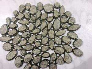 Cabochon en Pyrite Druzy pour bijoux-vente en gros de Pyrite Druzy pour pendentif-naturel en or Apache Druzy - Product Image 3