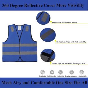 Gilets de sécurité gilets de travail de construction réfléchissants noirs à haute visibilité pour hommes et femmes vêtements de travail d'hiver confortables et durables - Product Image 4