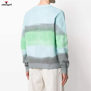 Breathable Anti-Wrinkle Knitted Plus Size Oversized Long Sleeve Unisex Front Logo Quick Dry Men Winter Wool Cashmere <b>Sweater</b> - Product Image 2