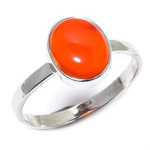 925 Sterling <b>Silver</b> Carnelian Gemstone <b>Ring</b> Jewelry Handmade <b>Silver</b> <b>Boho</b> Style <b>Ring</b> Jewelry For Women Wedding Gift For Wife - Product Image 2