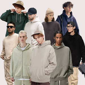 Sudaderas con Capucha Extra Grandes Personalizadas Más Vendidas, 100% Algodón Felpa, Hombros Caídos, Lisas, Unisex, Sudaderas Personalizadas para Invierno - Product Image 5